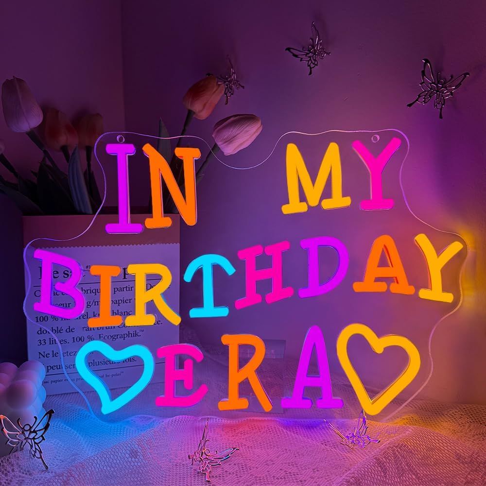Neon Sign Party - Happy Birthday Neon Sign USB Powered