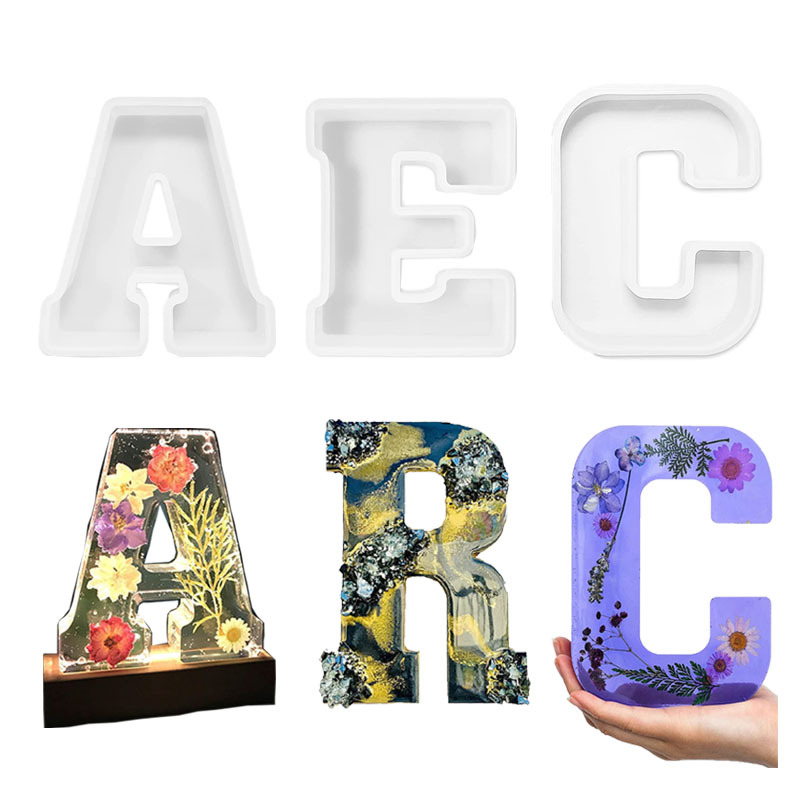 Event Z - 1pc A-Z Letter Silicone Molds Alphabet