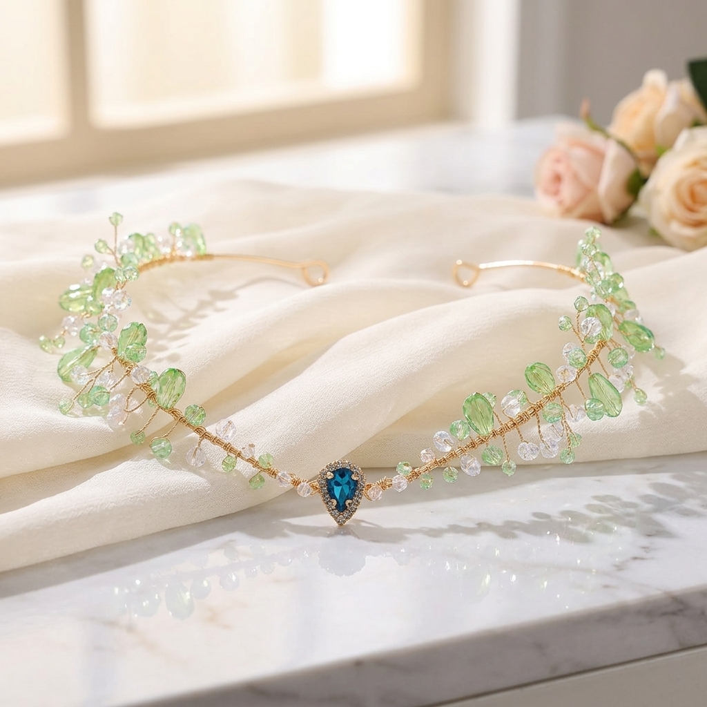 Bridal Hairband Triangular Cry - Event Party ulasan dan harga