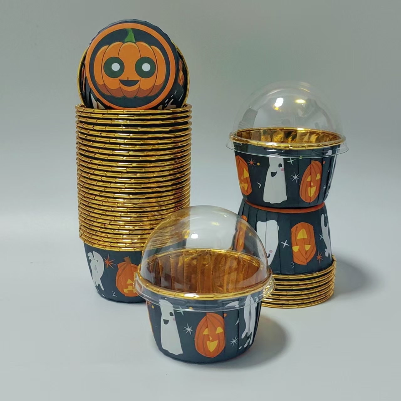 Halloween style cake cups, 50p - Plastic Cup 50Pcs ulasan dan harga