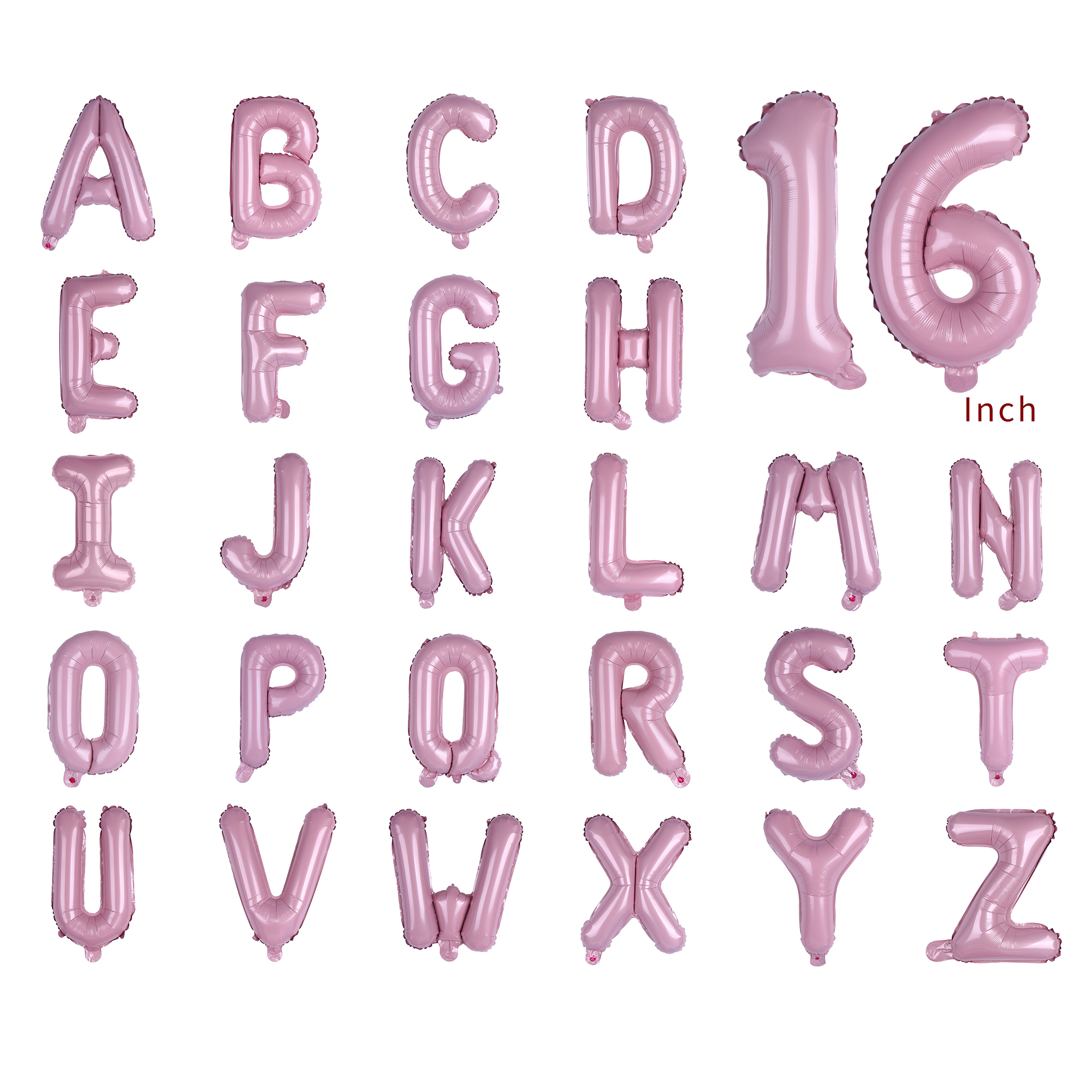 16 Inch Pink Alphabet number L - Party Event Supplier ulasan dan harga
