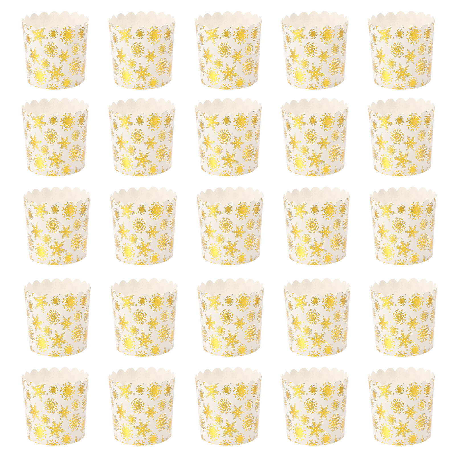 50Pcs Gold Foil Baking Cups Pr - Plastic Cup 50Pcs ulasan dan harga