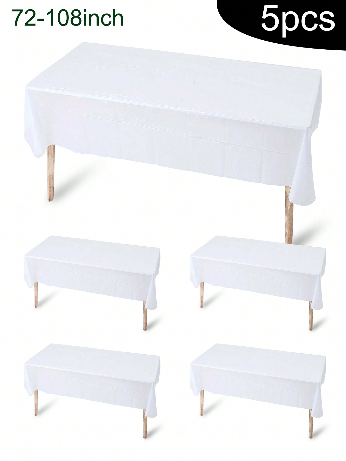 5pcs Disposable Plastic Party  - Table Cloth Disposable ulasan dan harga