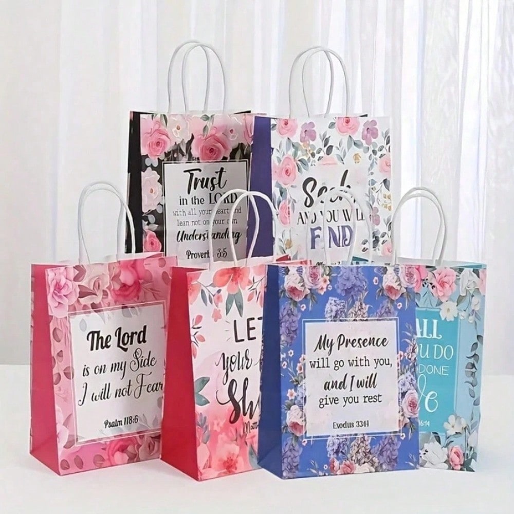 6PC/New Holiday Party Tote Bag - Event Party Shop ulasan dan harga