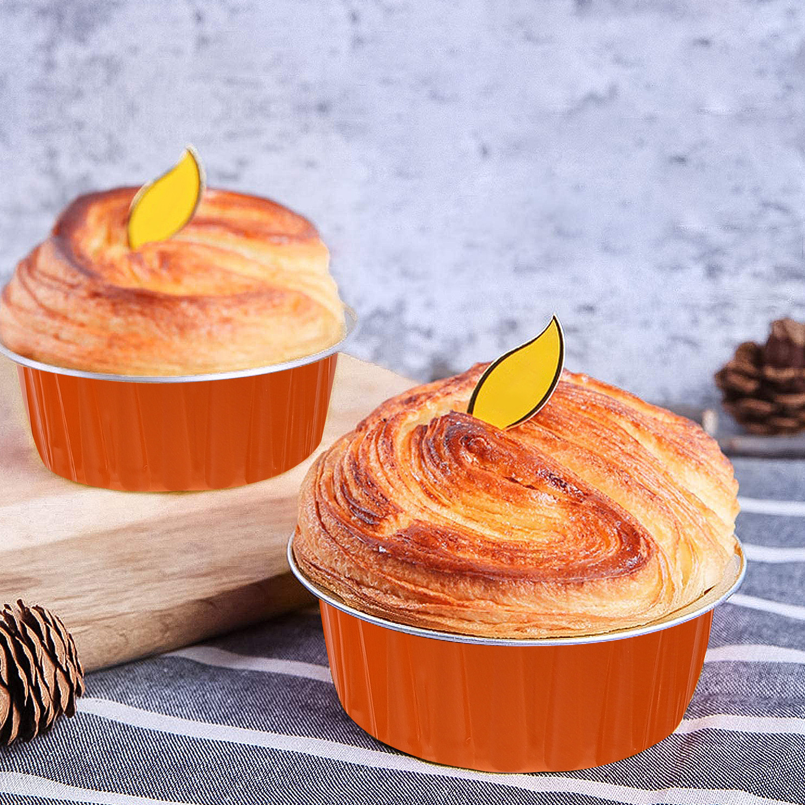 50Pcs Aluminum Foil Baking Cup - Plastic Cup 50Pcs ulasan dan harga