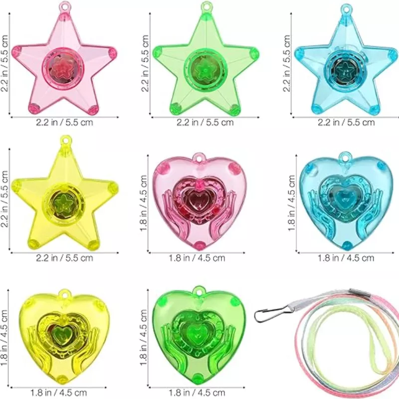 20pcs LED Light Up Necklace Pe - Cotton Candy Cone ulasan dan harga
