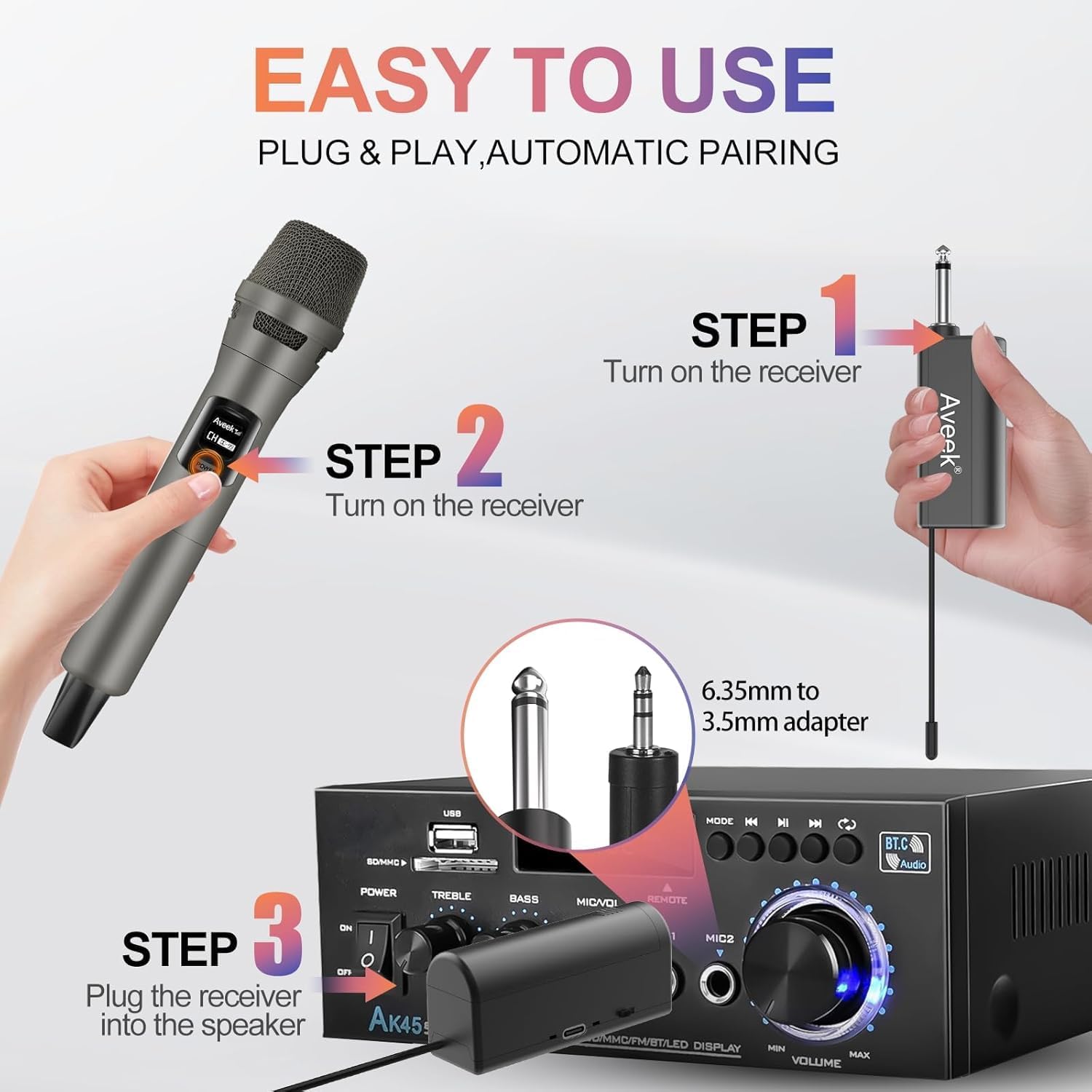 4-Pack Wireless Karaoke Microp - Event Party ulasan dan harga