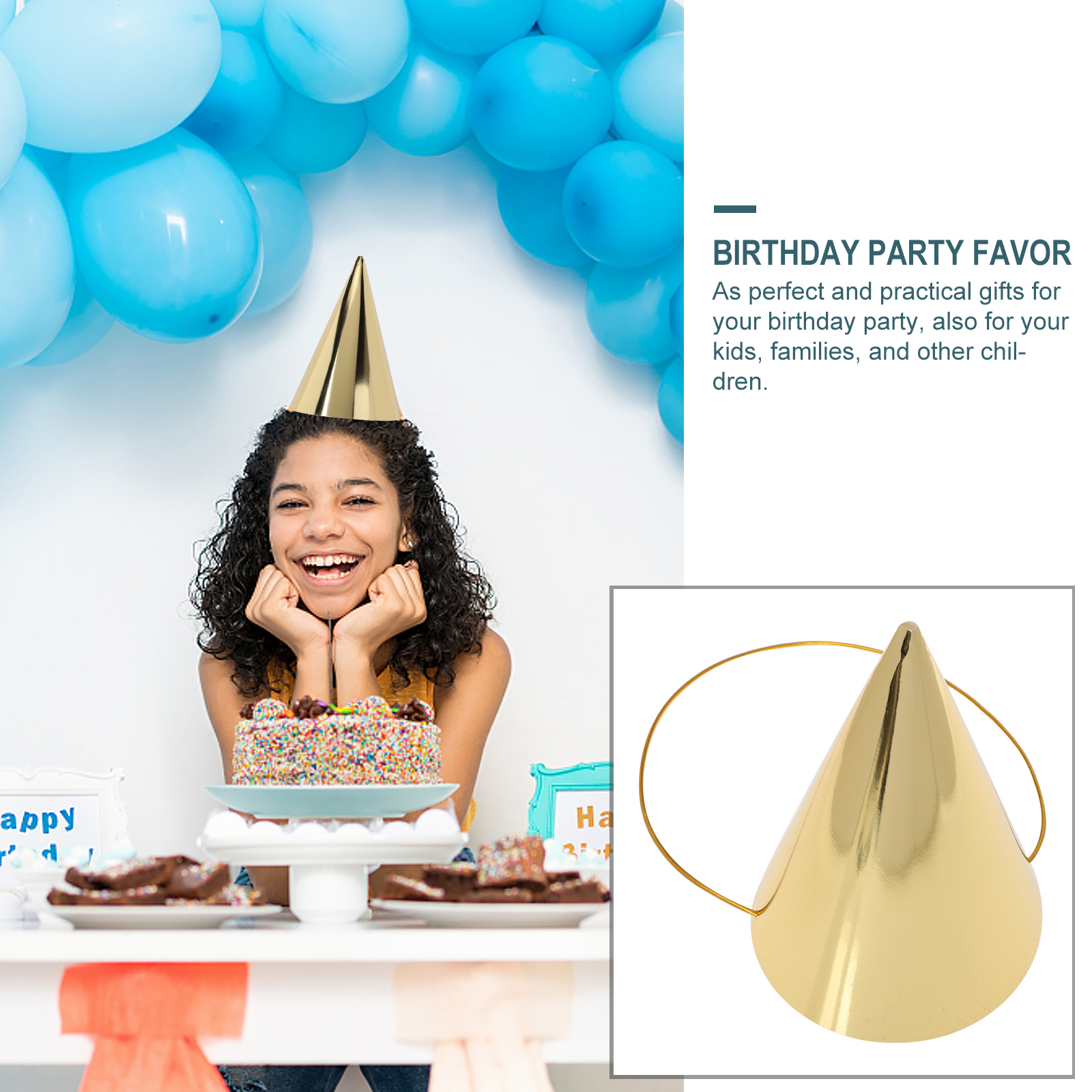  8 Pcs Birthday Hat Celebratio - Party Hat Cone ulasan dan harga