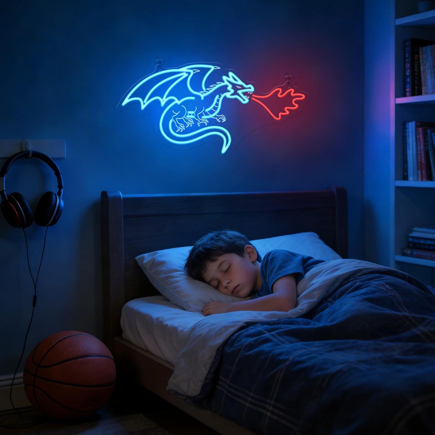 Dragon Neon Sign LED Dimmable  - Neon Sign Party ulasan dan harga