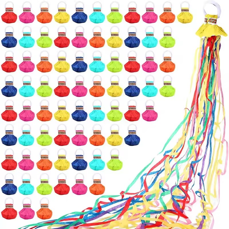 10/20pcs Colorful Hand Throw C - Confetti Cannon Tube ulasan dan harga