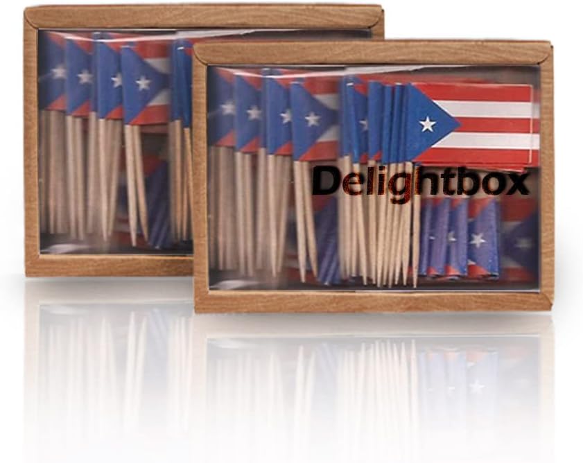 2 Boxes Mini Toothpick Flags P - Event Party Box ulasan dan harga