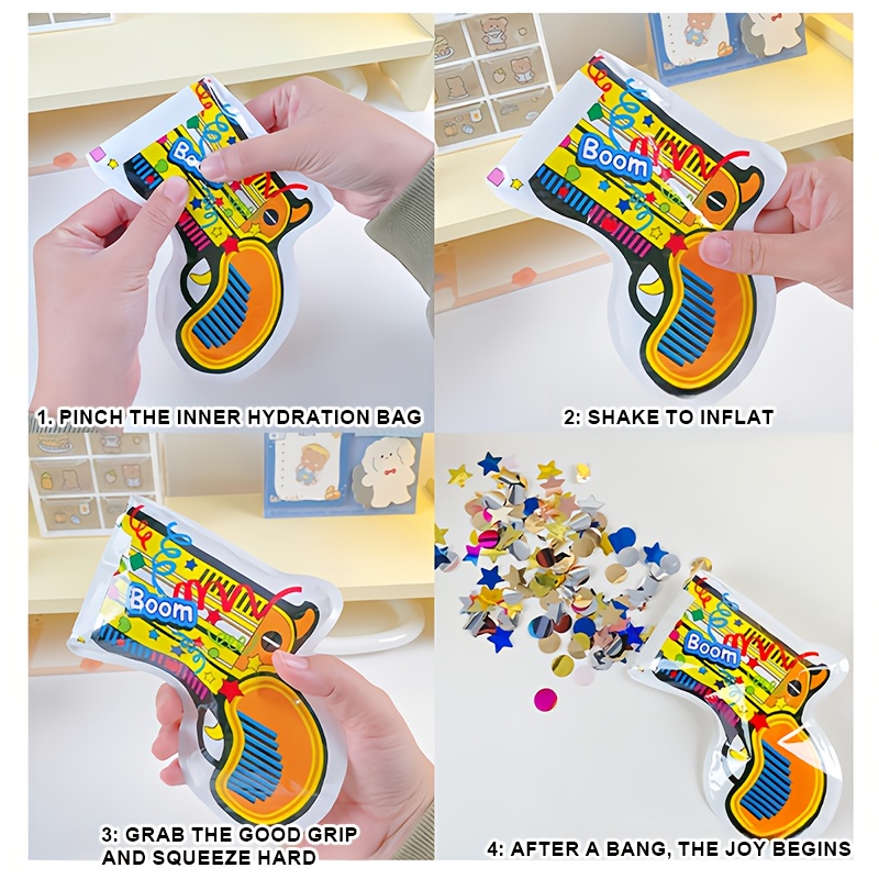 20 Colorful Confetti Poppers,  - Confetti Cannon Tube ulasan dan harga