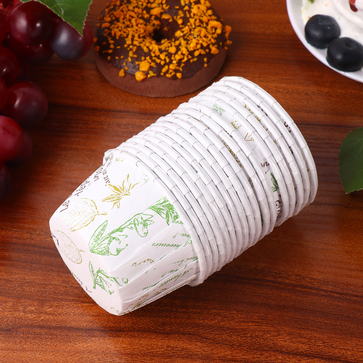 50Pcs Premium Cake Mold Paper  - Plastic Cup 50Pcs ulasan dan harga