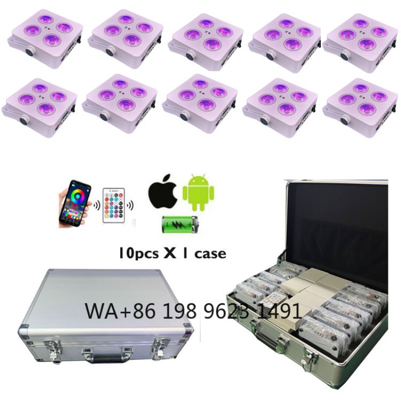 4X18W Flat Mini LED Par Light  - Event Party Dj ulasan dan harga