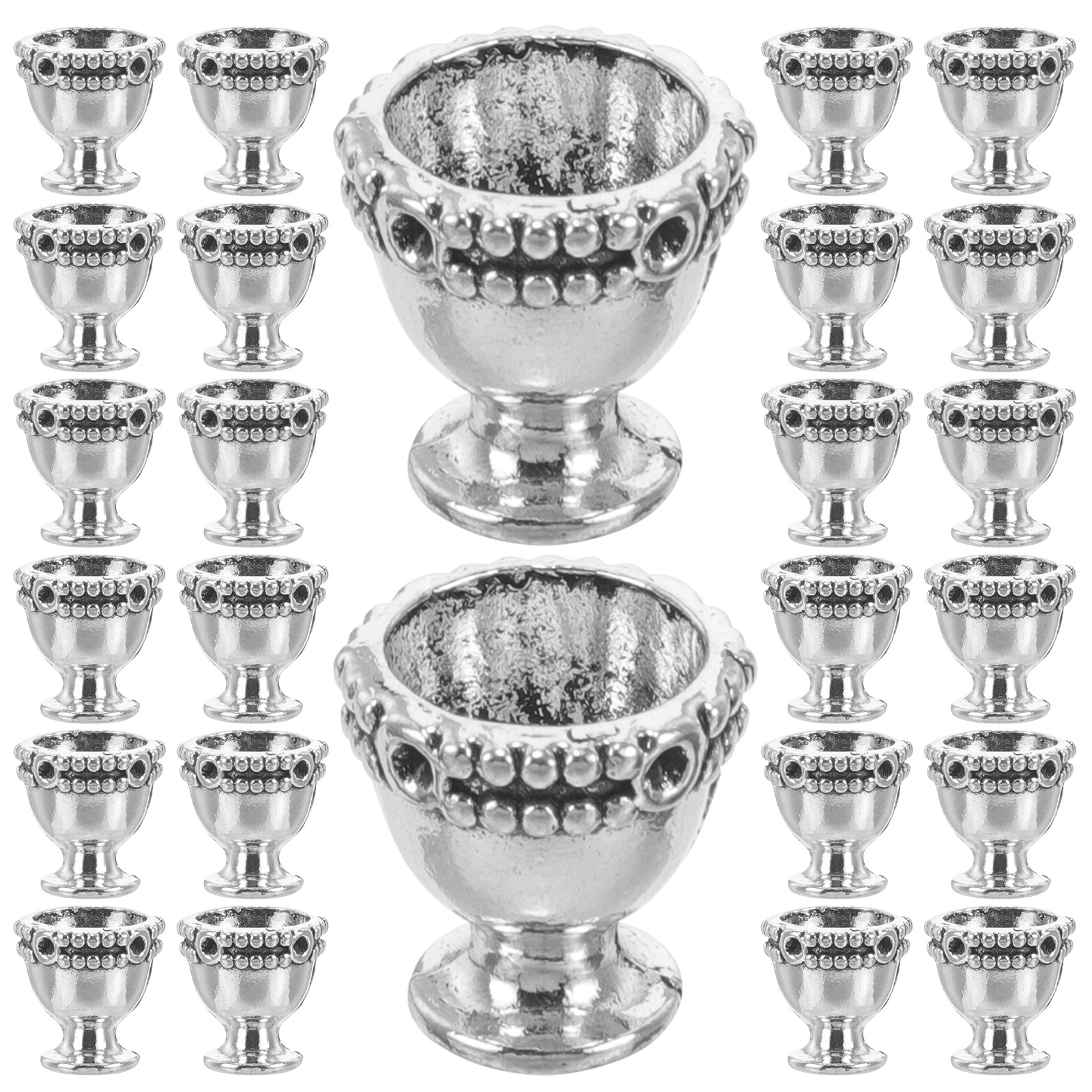 50Pcs Vintage Alloy Wine Cup C - Plastic Cup 50Pcs ulasan dan harga