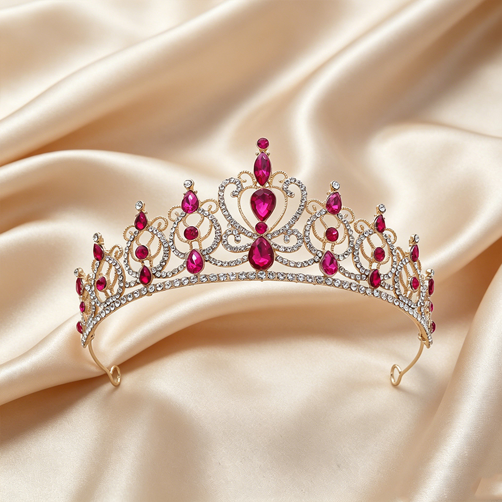 Luxury Vintage Gold Tiara Crow - Event Party ulasan dan harga