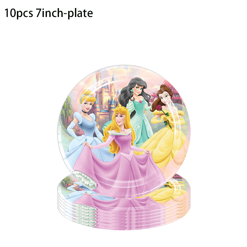 Princess Birthday Party Pink P - Table Cloth Disposable ulasan dan harga