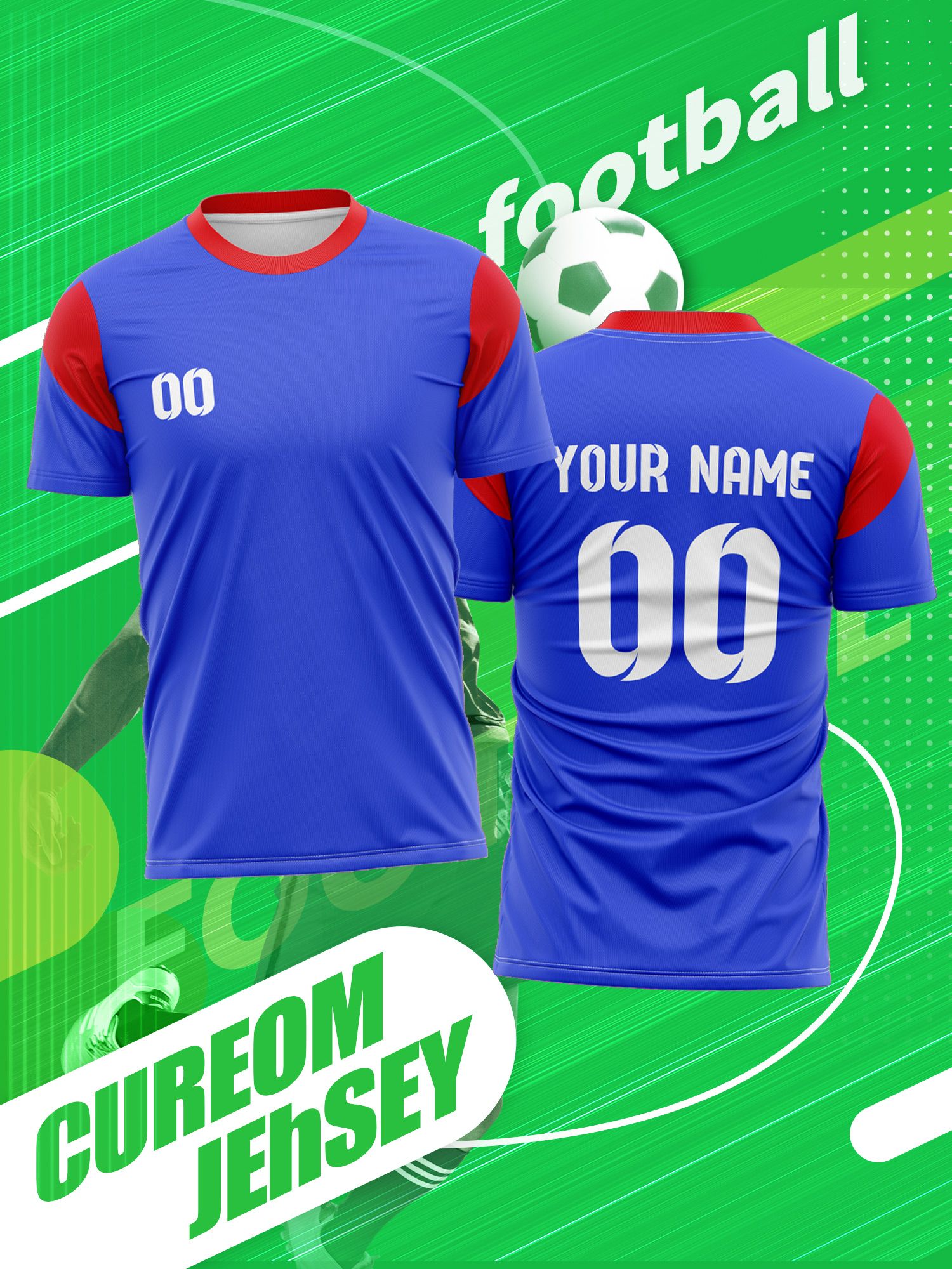 Custom Photo Name Number Socce - Event & Party Supply ulasan dan harga