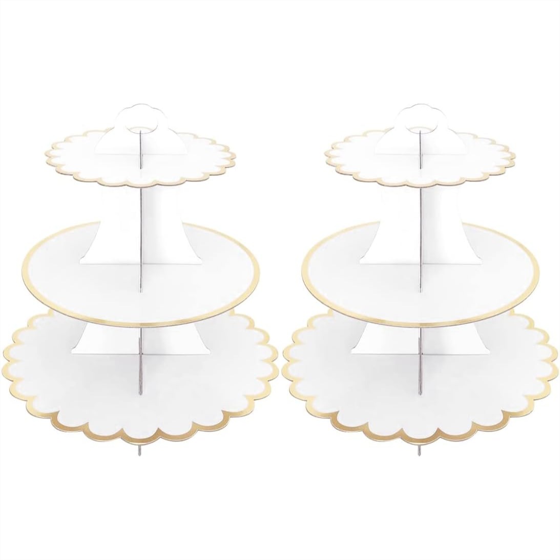 Cardboard Cake Stand 3 Tier, D - Cupcake Stand Tier ulasan dan harga