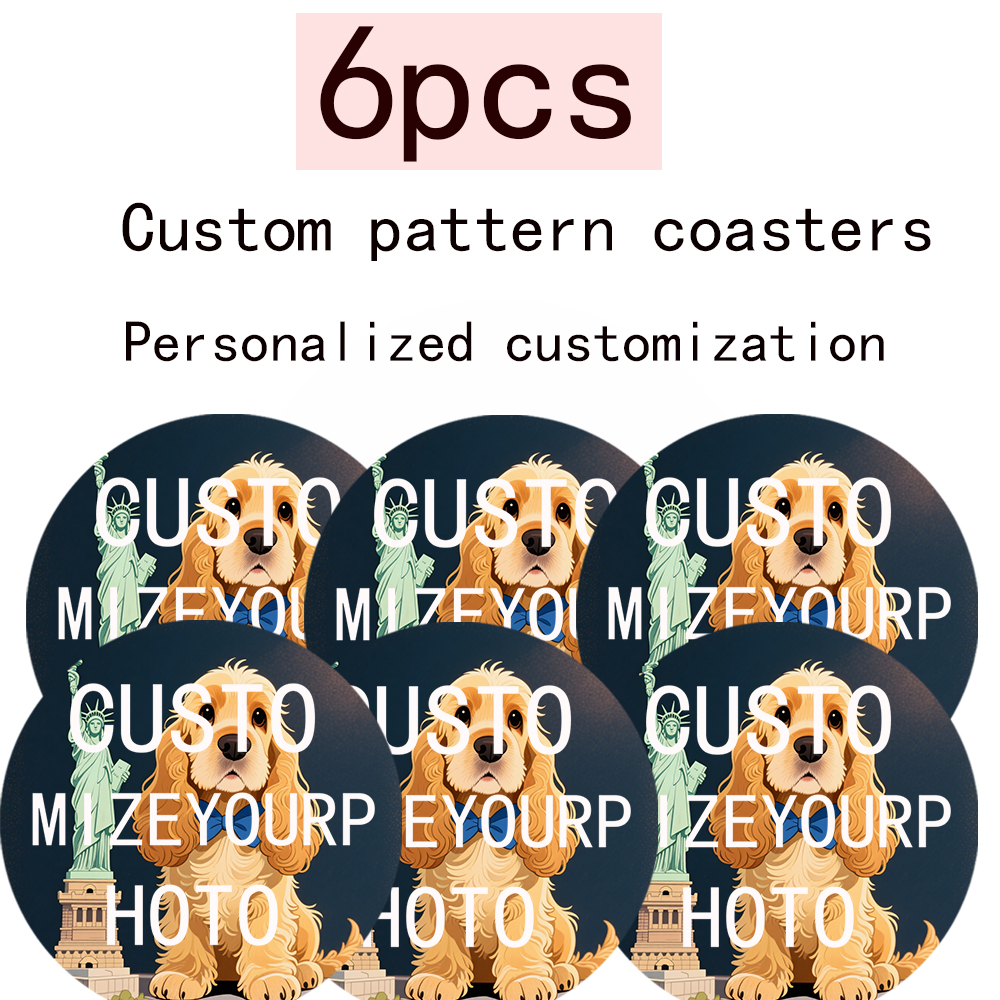 6 Wooden Coasters in Farmhouse - Event Party ulasan dan harga