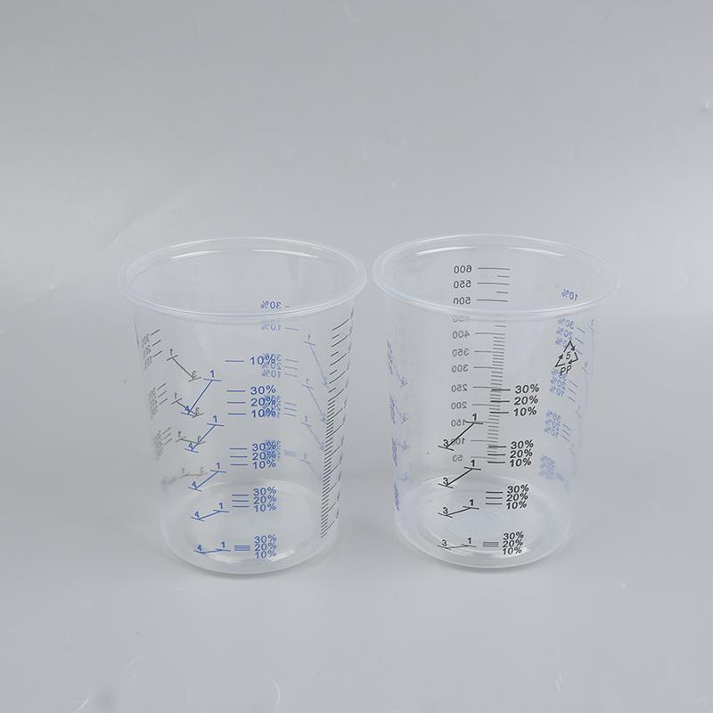 10/50pcs Paint Mixing Calibrat - Plastic Cup 50Pcs ulasan dan harga