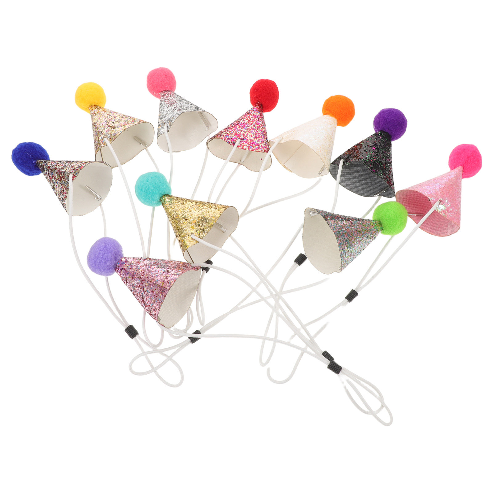 10Pcs Pet Birthday Party Hat f - Party Hat Cone ulasan dan harga