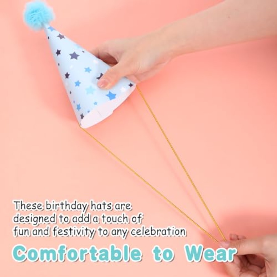 10 PCS Birthday Party Hats for - Party Hat Cone ulasan dan harga