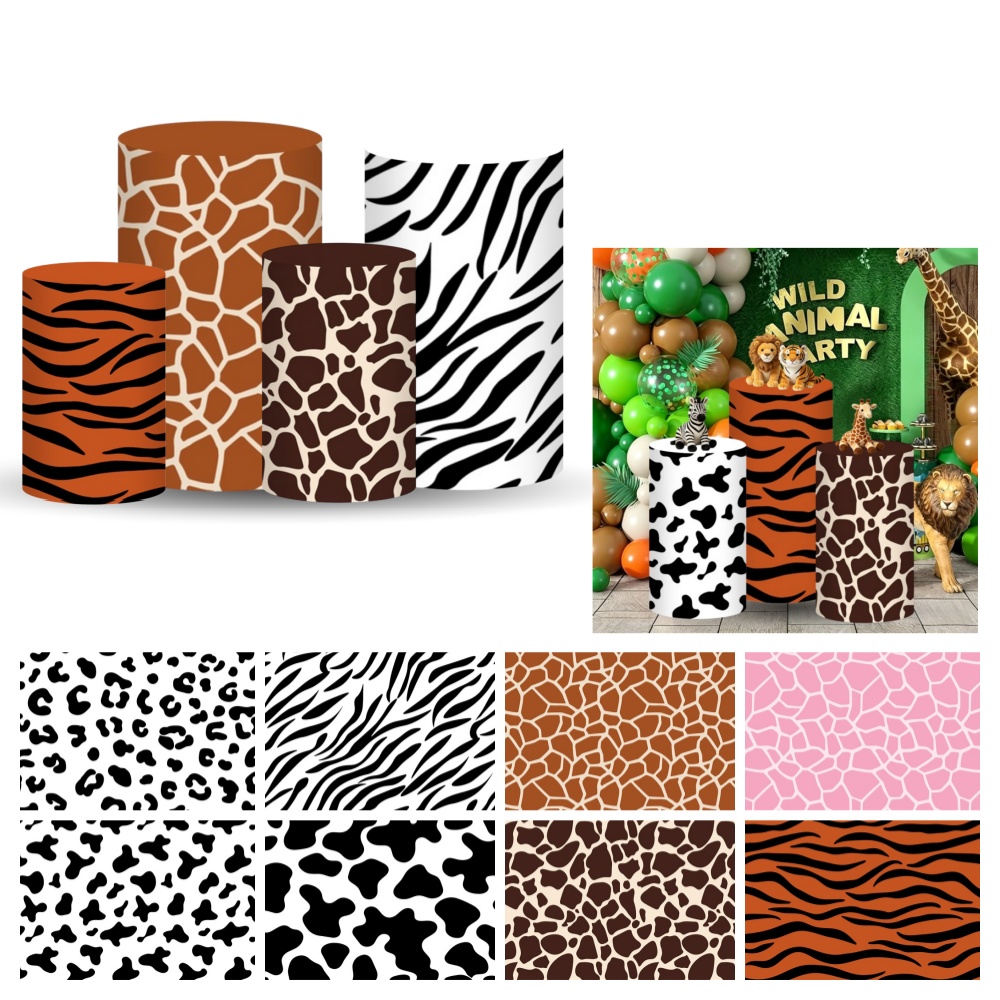 Safari Cylinder Pedestal Stand - Dessert Table Backdrop ulasan dan harga