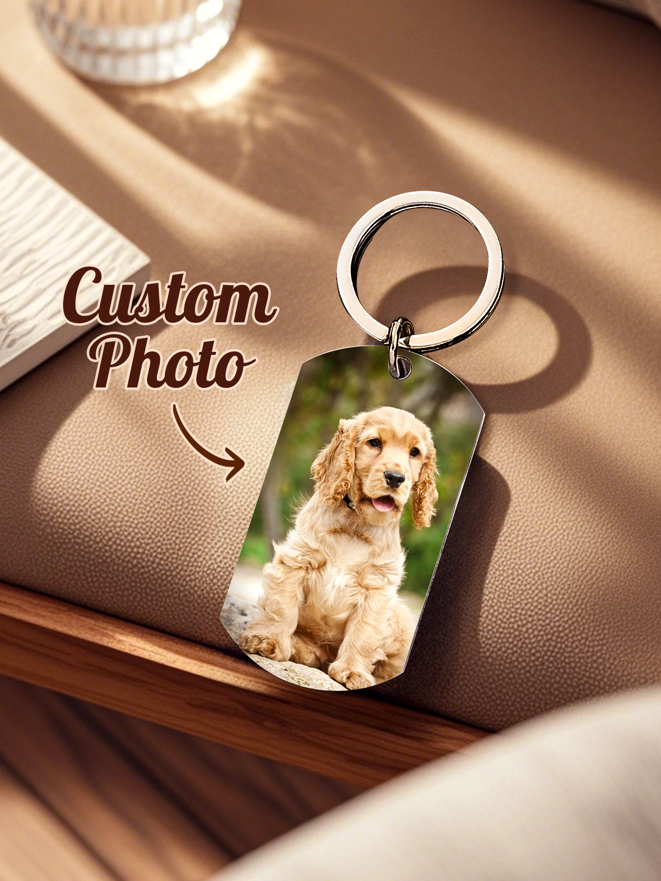 Personalized Pet Photo Keychai - Event Party ulasan dan harga