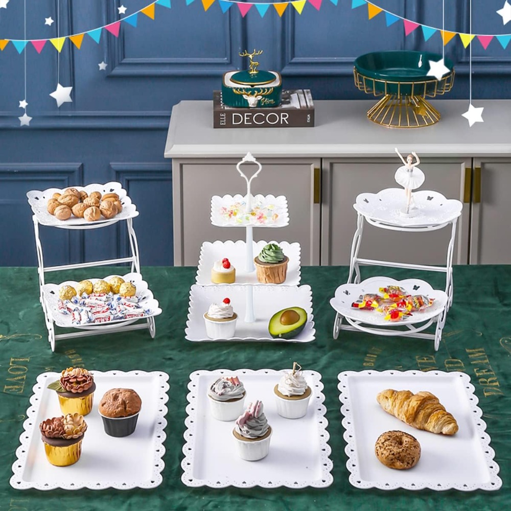 10Pcs Cupcake Stand Set, Desse - Cupcake Stand Tier ulasan dan harga
