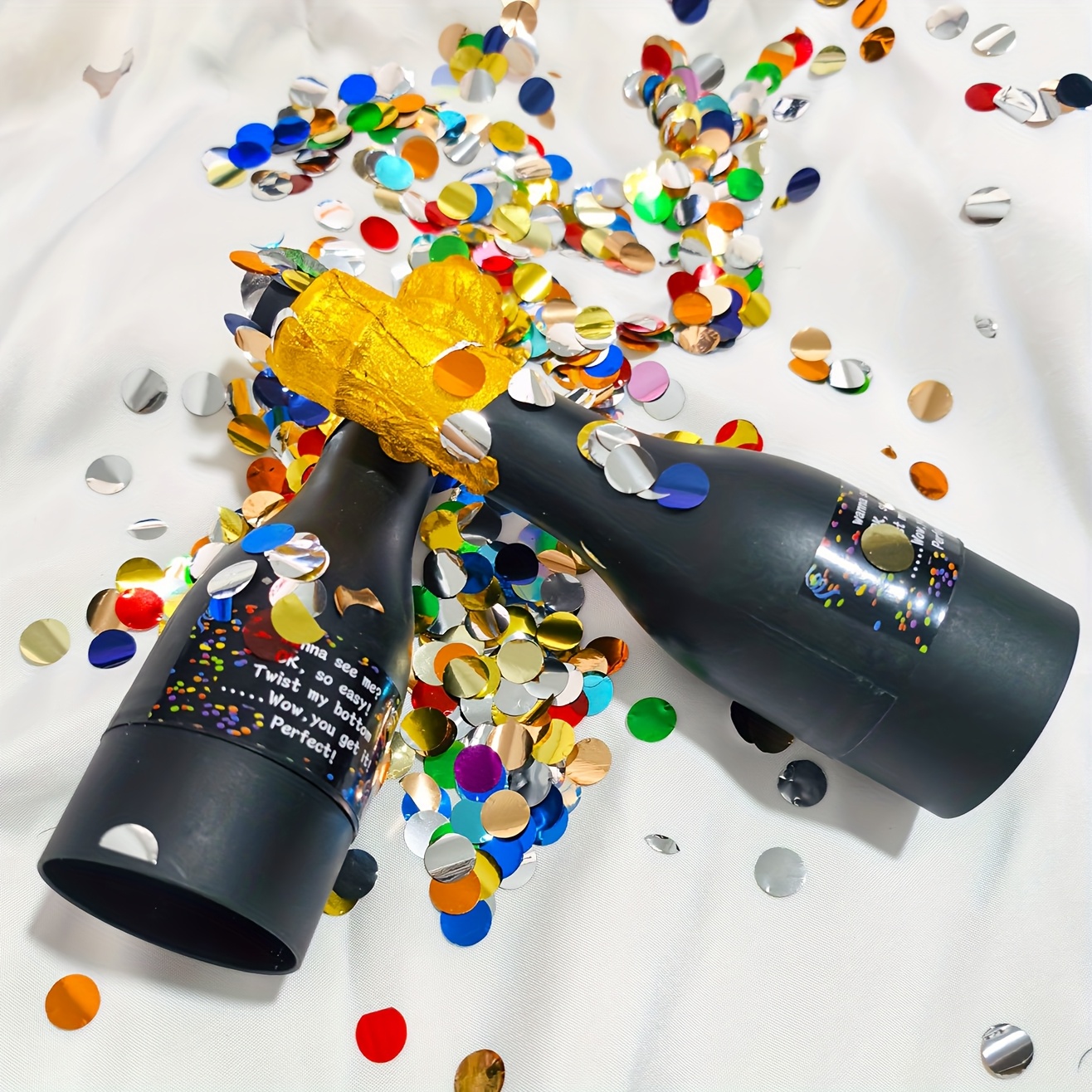 6/12pcs Confetti Launchers Con - Confetti Cannon Tube ulasan dan harga