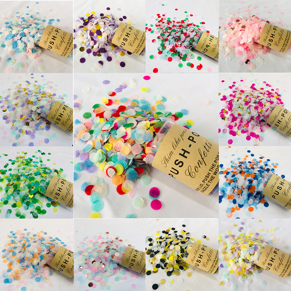 2pcs Multicolor Paper Scrap Fo - Confetti Cannon Tube ulasan dan harga