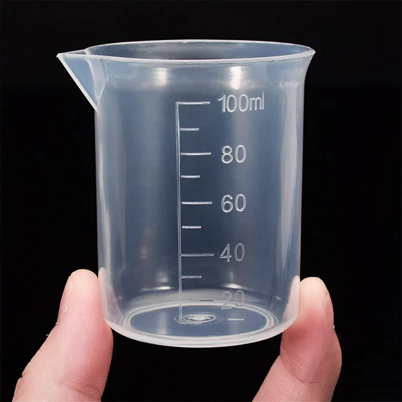 1/50pcs 100ML Plastic Measurin - Plastic Cup 50Pcs ulasan dan harga