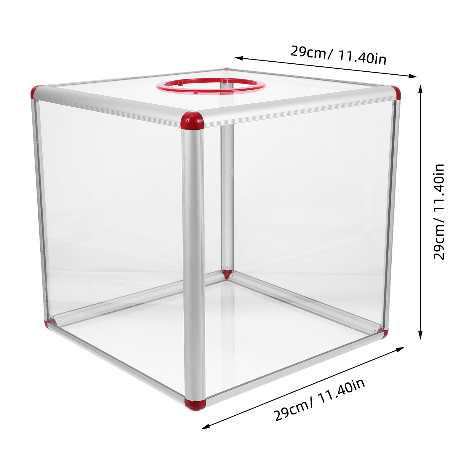 Large Clear Acrylic Raffle Tic - Event Party Box ulasan dan harga