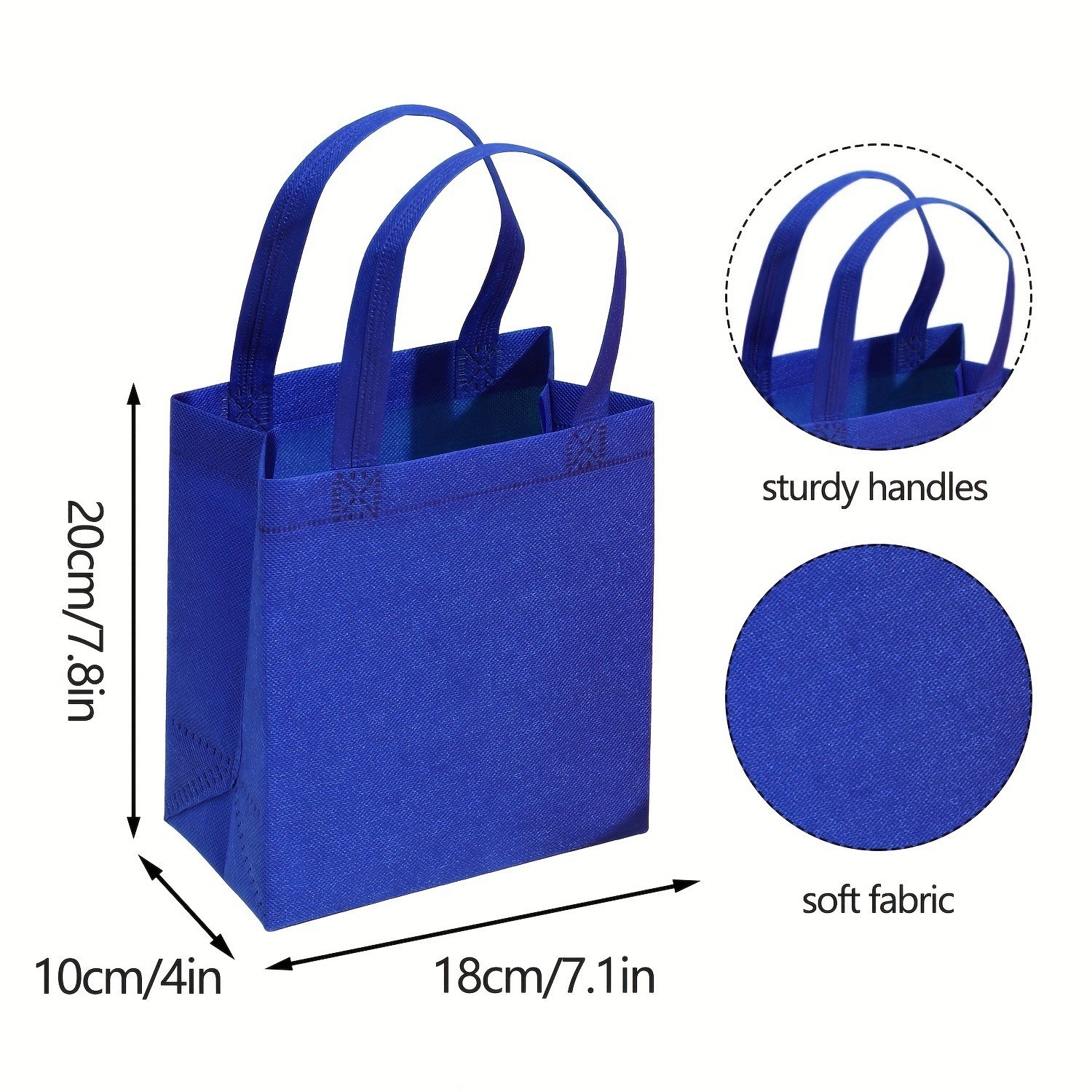 100PCS Reusable Non-woven Shop - Event Party Shop ulasan dan harga