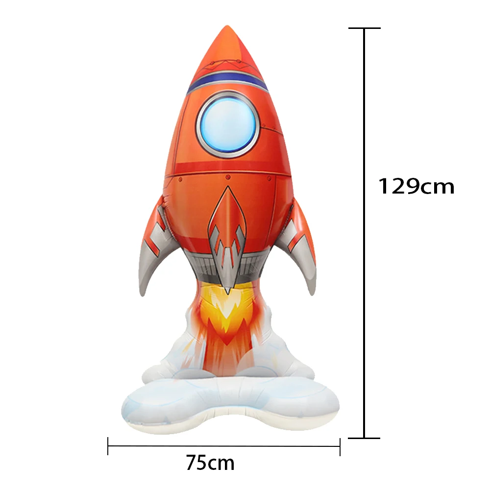 4D Rocket Helium Balloon Outer - Party Event Supplier ulasan dan harga
