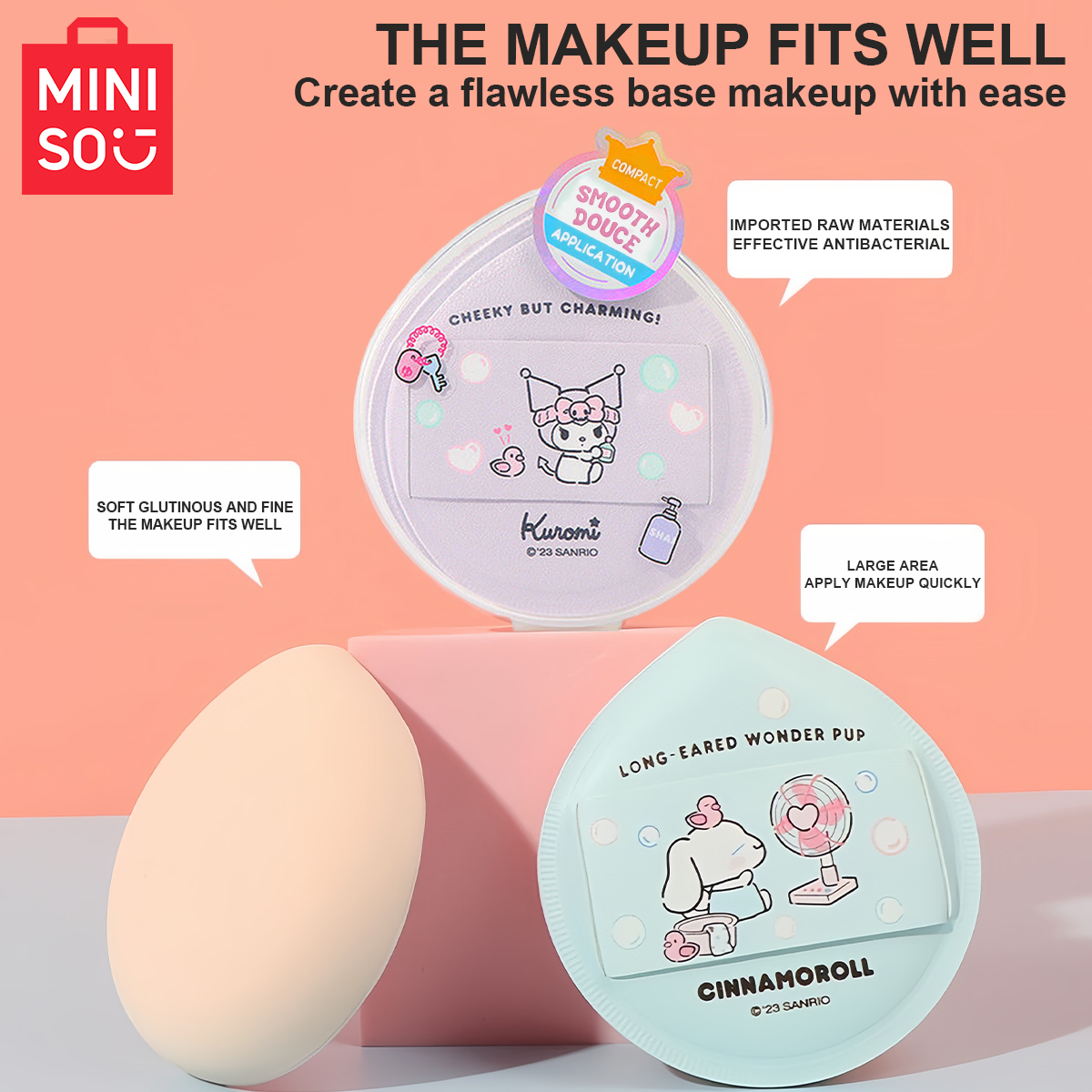 MINISO Sanrio Antibacterial Ex - Cotton Candy Cone ulasan dan harga