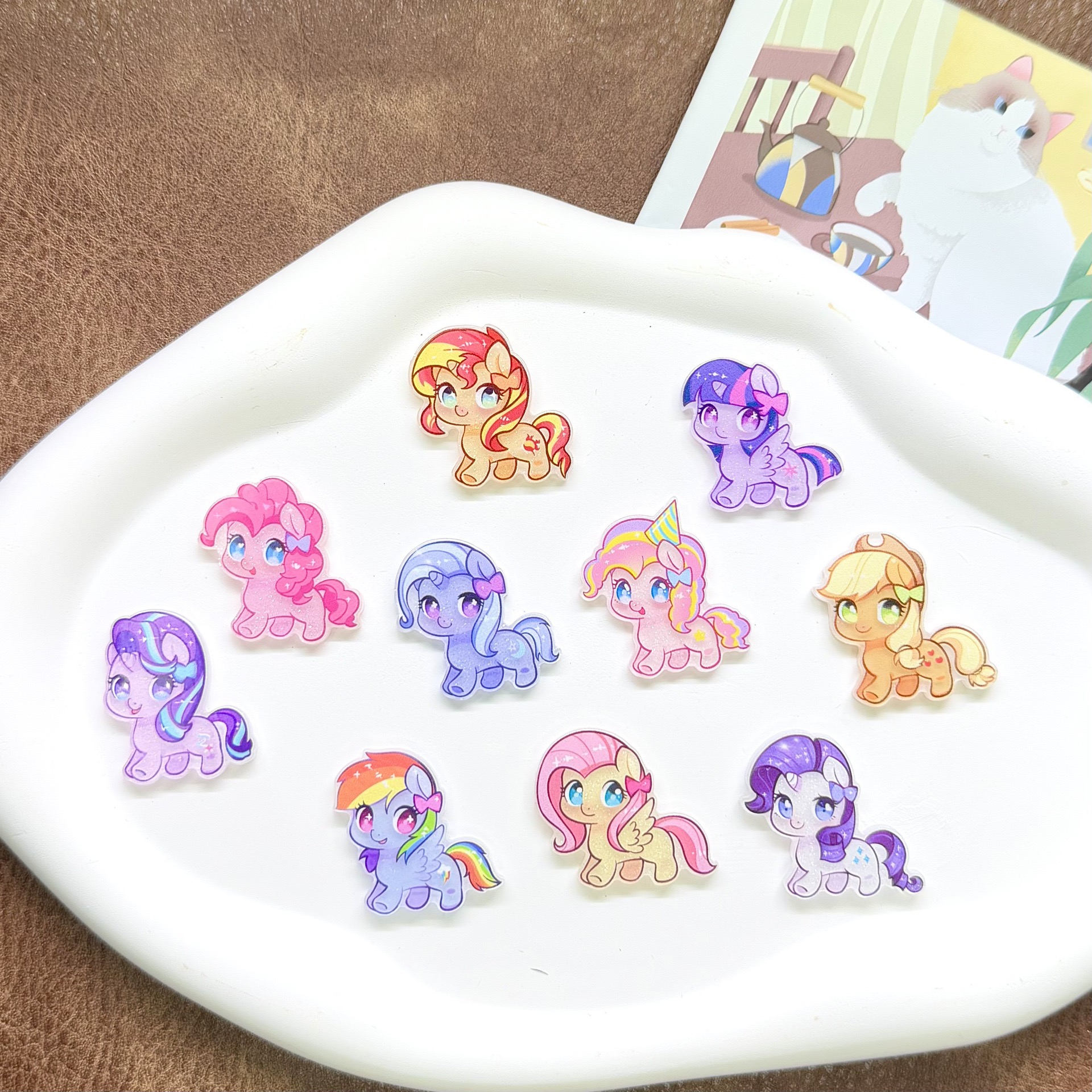10pcs Cartoon Cute Super Q Pon - Event Party ulasan dan harga