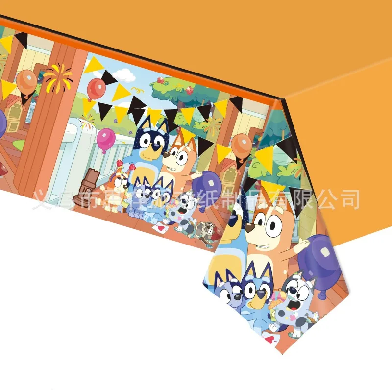 New Bluey Tablecloth Birthday  - Table Cloth Disposable ulasan dan harga
