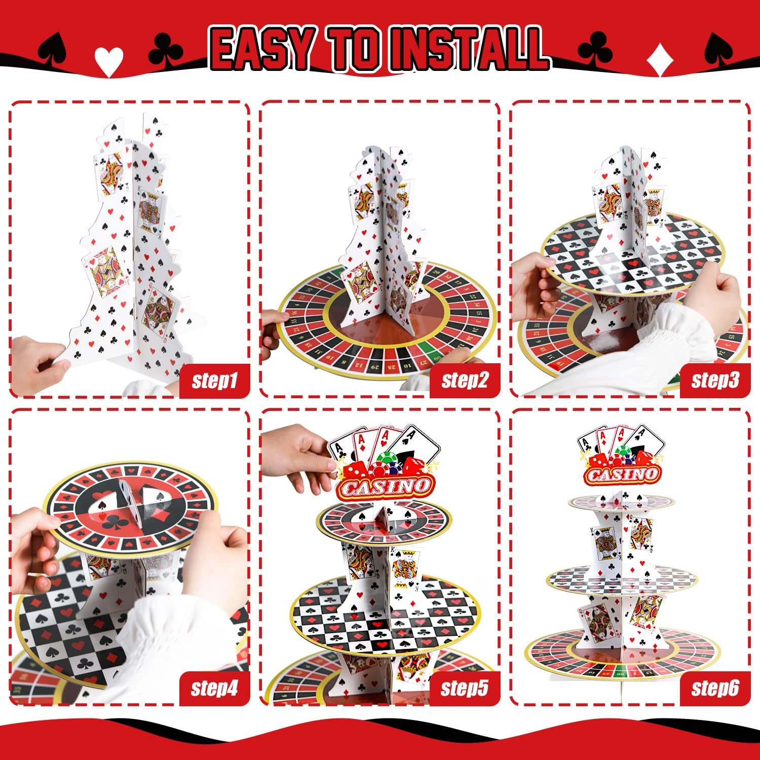 Casino Cupcake Stand 3 Tier fo - Cupcake Stand Tier ulasan dan harga