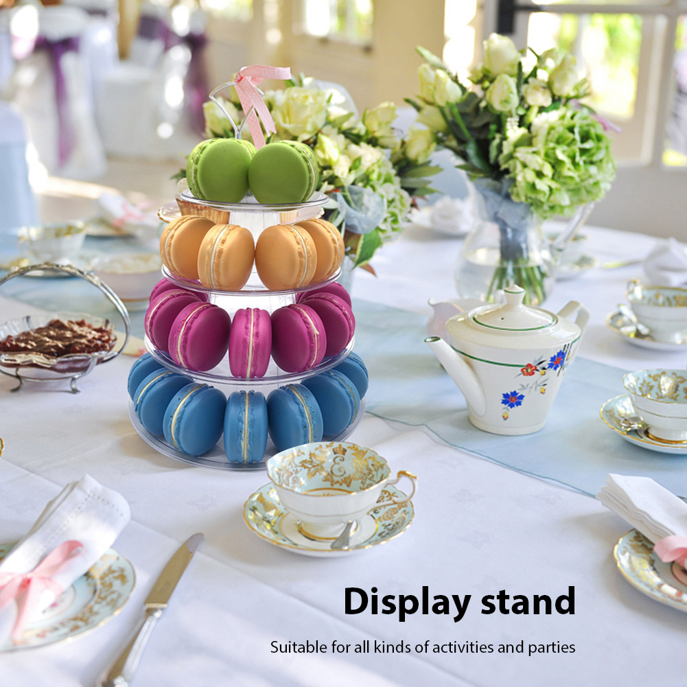 PVC 4/6 Tiers Cakes Stands Tra - Cupcake Stand Tier ulasan dan harga
