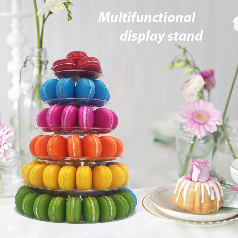 PVC 4/6 Tiers Cakes Stands Tra - Cupcake Stand Tier ulasan dan harga