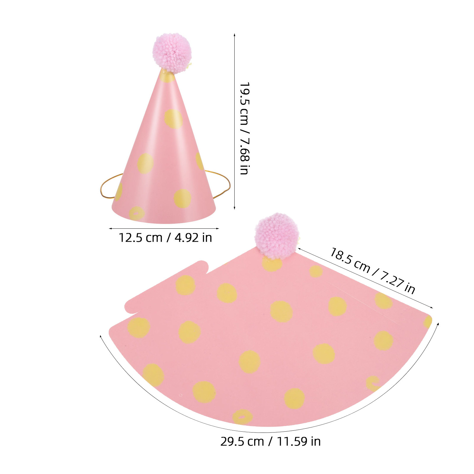14Pcs Birthday Hats Paper Cone - Party Hat Cone ulasan dan harga