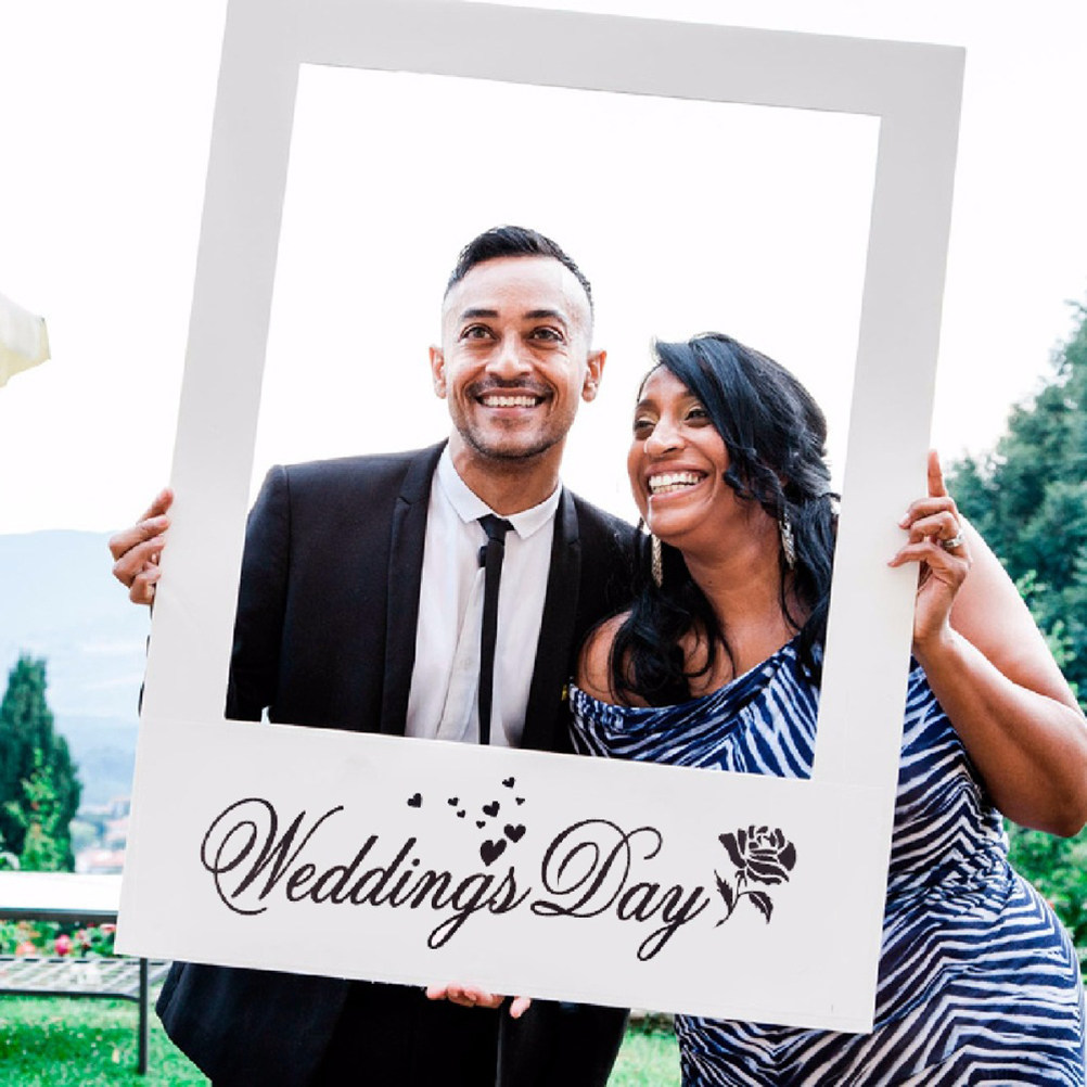 3Pcs Creative Couple Photo Fra - Photo Booth Frame ulasan dan harga