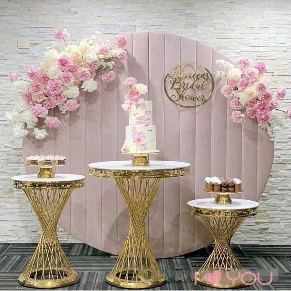 Luxury Wedding Decoration Fren - Dessert Table Backdrop ulasan dan harga