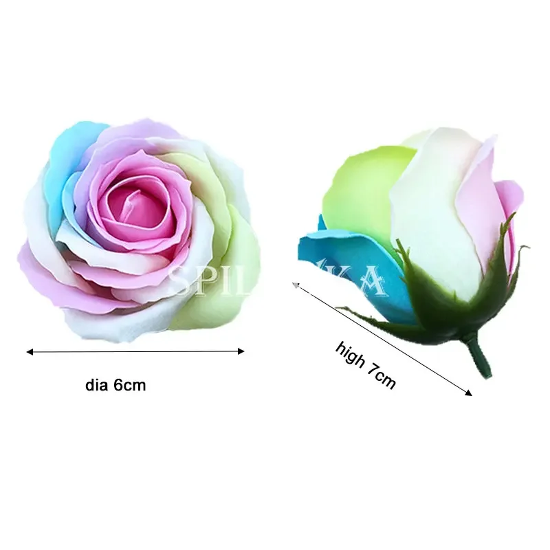 Spilewka 6X7cm Colorful Rose A - Event Party ulasan dan harga