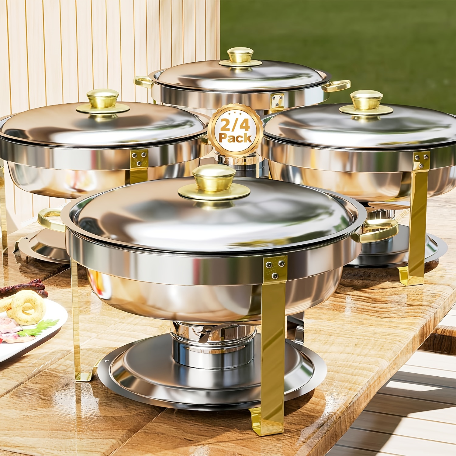 6/9QT Chafing Dishes For Buffe - Event Party ulasan dan harga
