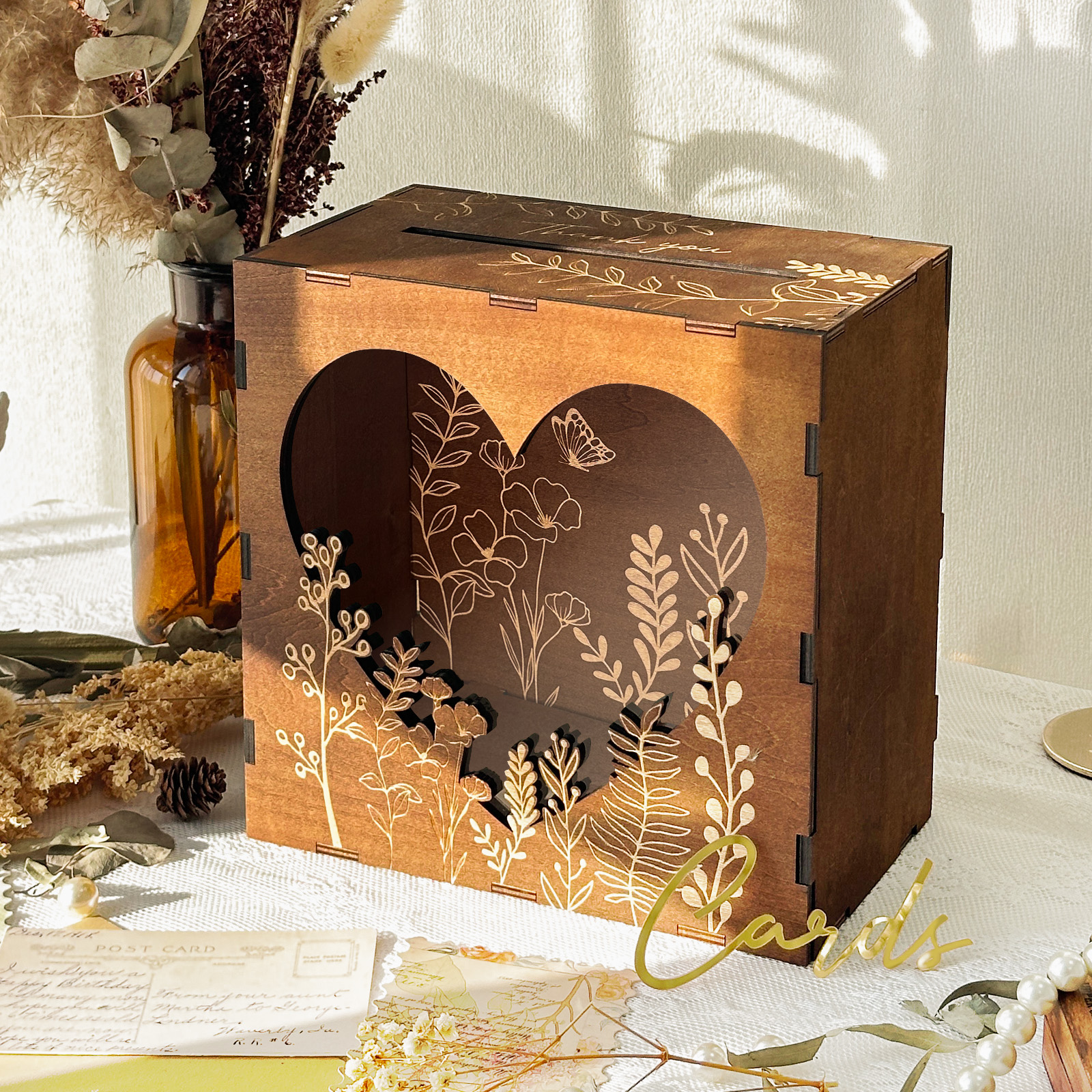 OurWarm Heart Window Card Box, - Event Party Box ulasan dan harga